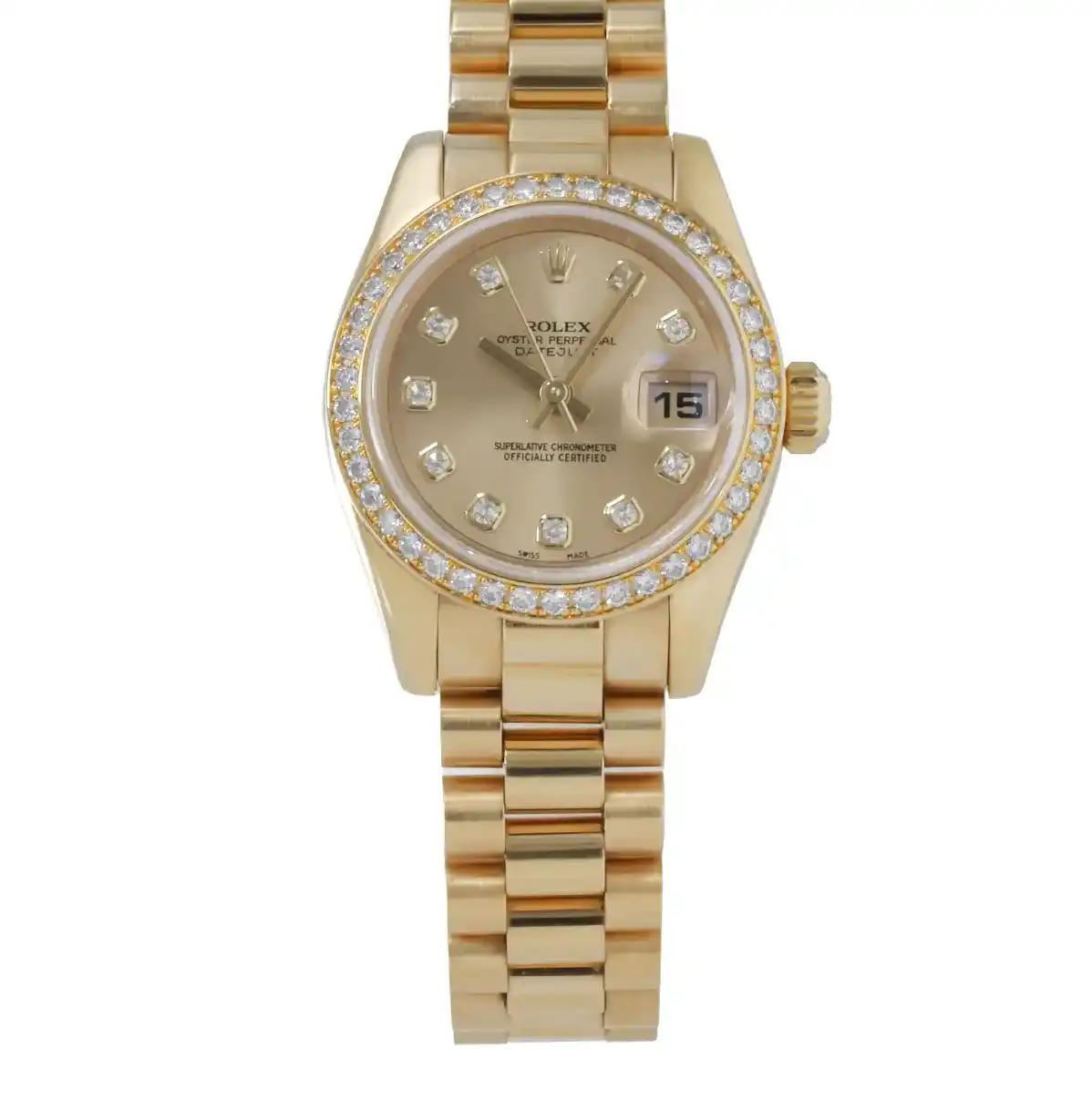 Prestigious Jewelrys Rolex Datejust 179138 Gold