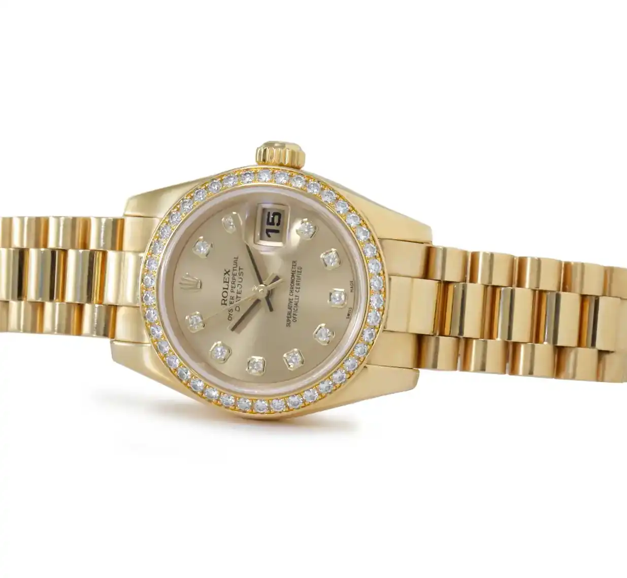 Prestigious Jewelrys Rolex Datejust 179138 Gold