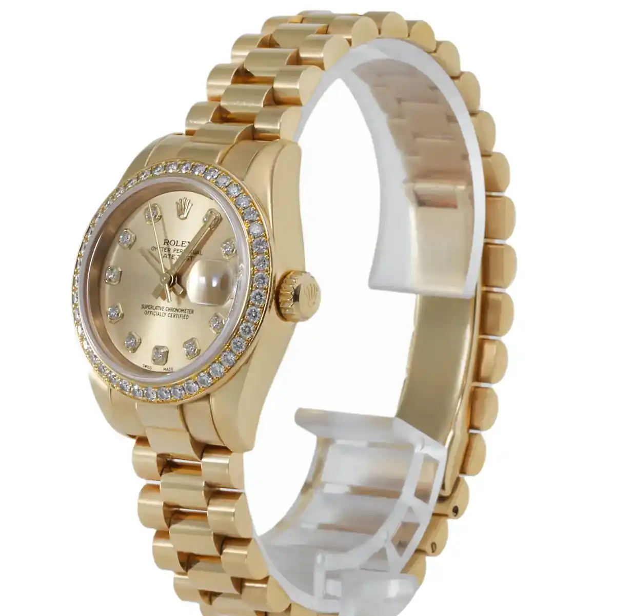 Prestigious Jewelrys Rolex Datejust 179138 Gold