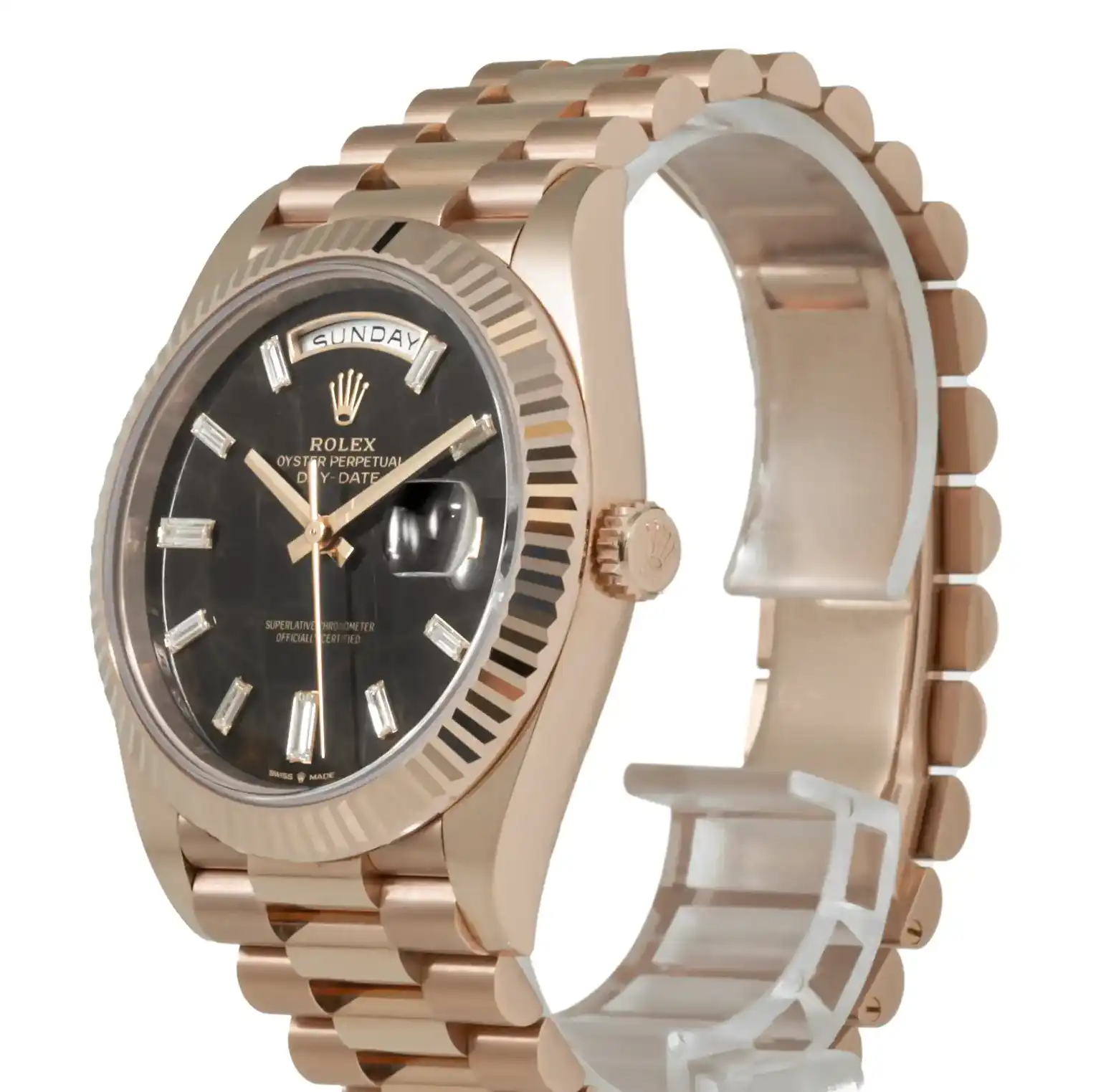 PrestigiousJewelrys Rose Gold Rolex Day-Date 228235