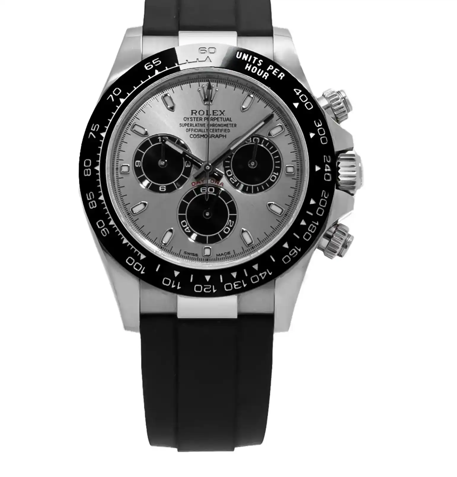 Prestigious Jewelers Grey Rolex Daytona 116519LN