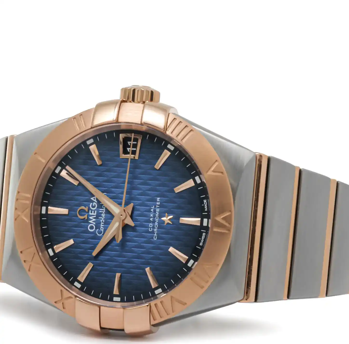 PrestigiousJewelrys Omega Constellation Co-Axial Master Chronometer 123.20.38.21.03.001 Blue