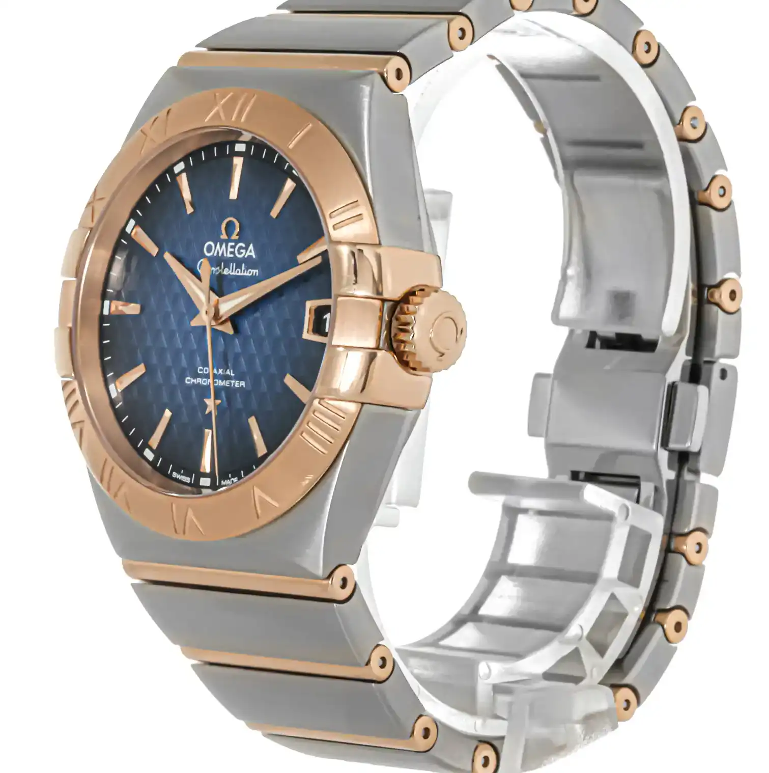 PrestigiousJewelrys Omega Constellation Co-Axial Master Chronometer 123.20.38.21.03.001 Blue