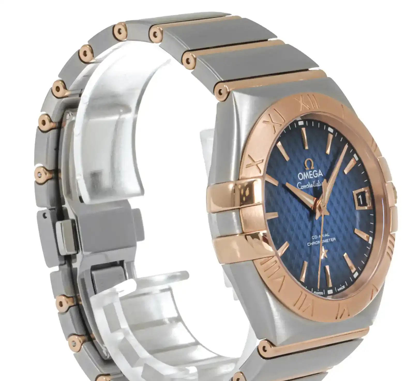 PrestigiousJewelrys Omega Constellation Co-Axial Master Chronometer 123.20.38.21.03.001 Blue