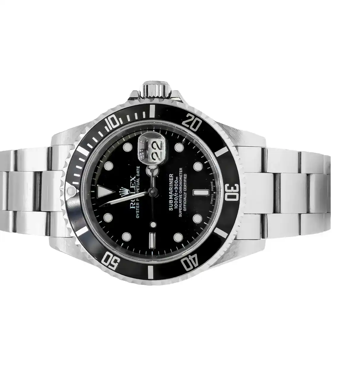 Prestigious Jewelers Rolex Submariner 16610 Yes