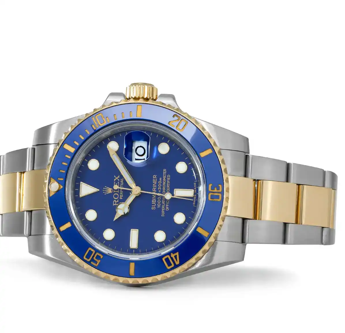 PrestigiousJewelrys Steel & Gold Rolex Submariner 116613LB