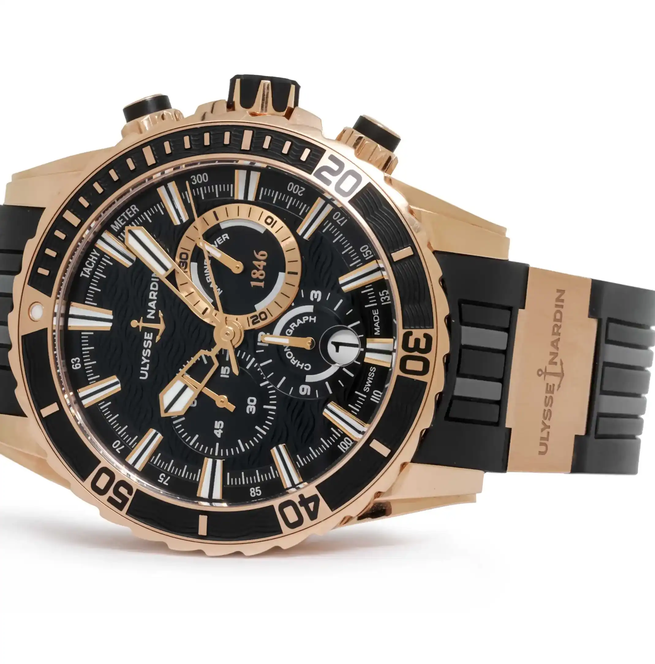 PrestigiousJewellers Yes Ulysse Nardin Diver Chronograph 1502-151-92