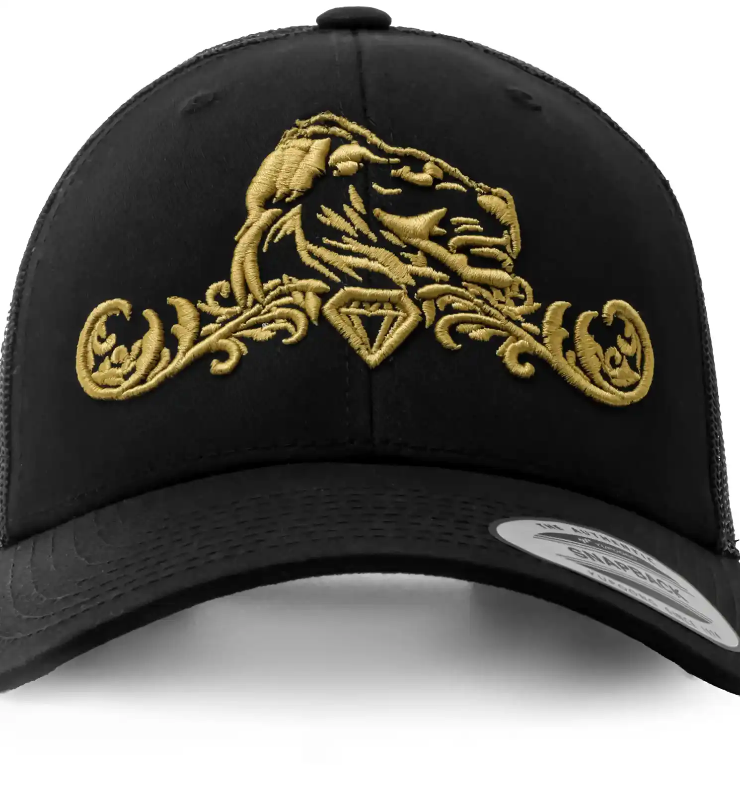 PrestigiousJewellers Presitigious Jewellers Trucker Cap – Gold   Black