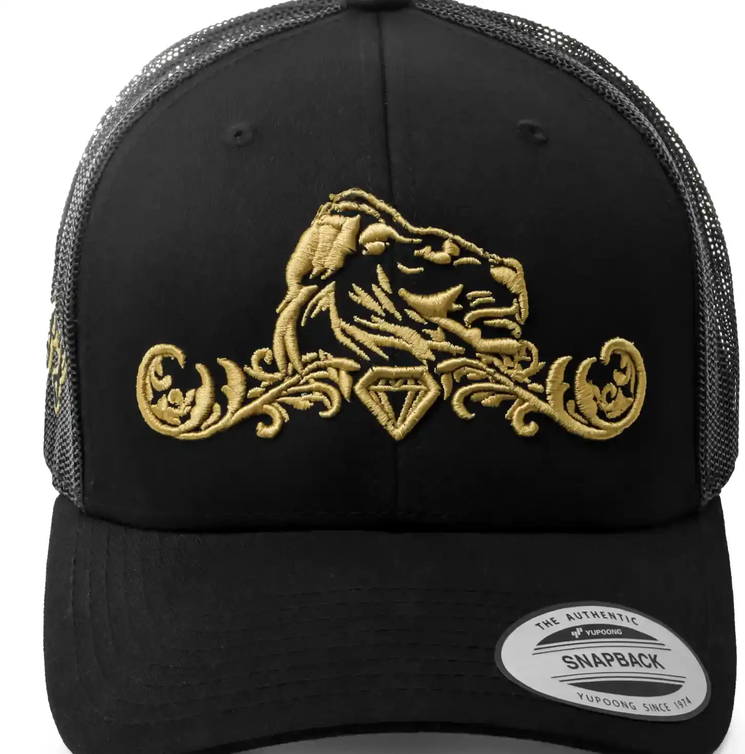 PrestigiousJewellers Presitigious Jewellers Trucker Cap – Gold   Black