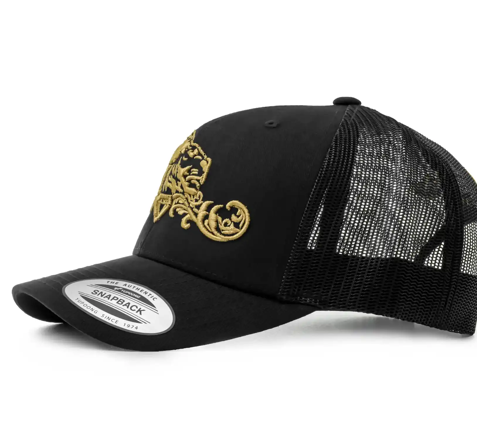 PrestigiousJewellers Presitigious Jewellers Trucker Cap – Gold   Black