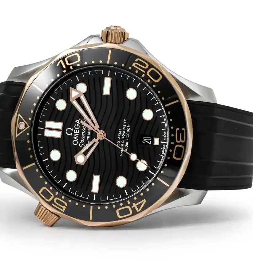 Prestigious Jewellers Rubber Omega Seamaster Diver 300M 210.22.42.20.01.002