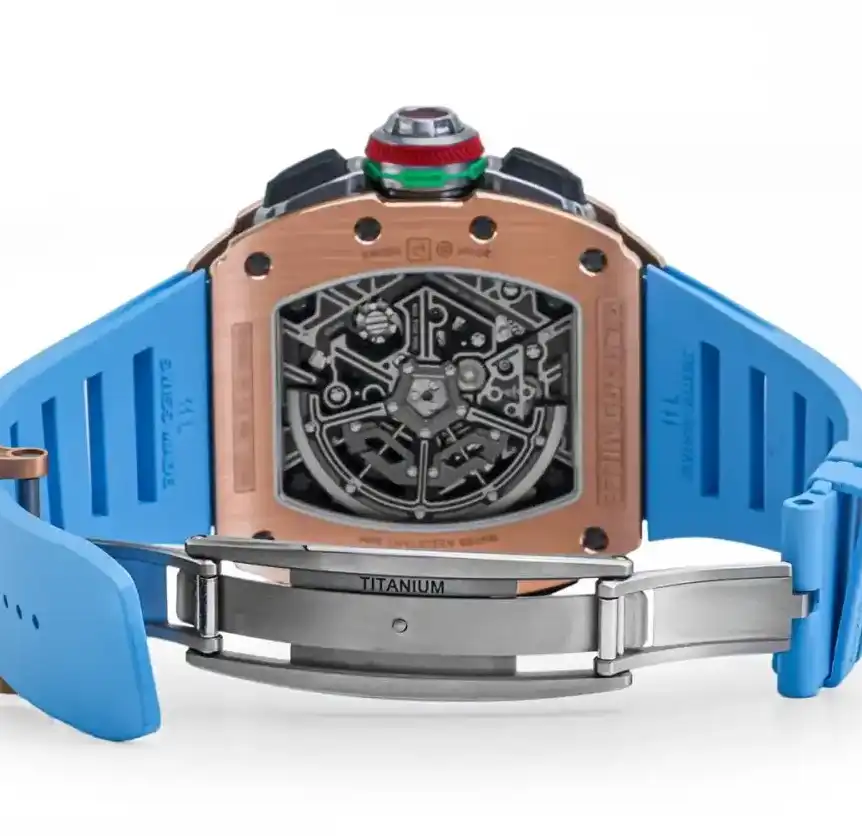 PrestigiousJewelrys Richard Mille Chronograph Full Rose Gold RM65-01 Richard Mille