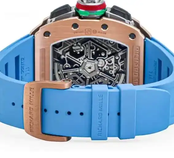 PrestigiousJewelrys Richard Mille Chronograph Full Rose Gold RM65-01 Richard Mille