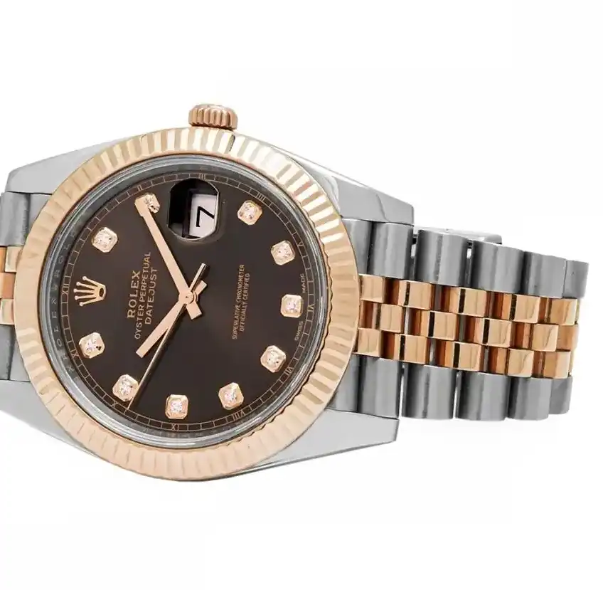 PrestigiousJewellers Brown Rolex Datejust 126331