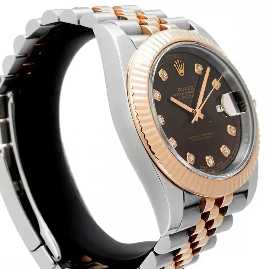 PrestigiousJewellers Brown Rolex Datejust 126331