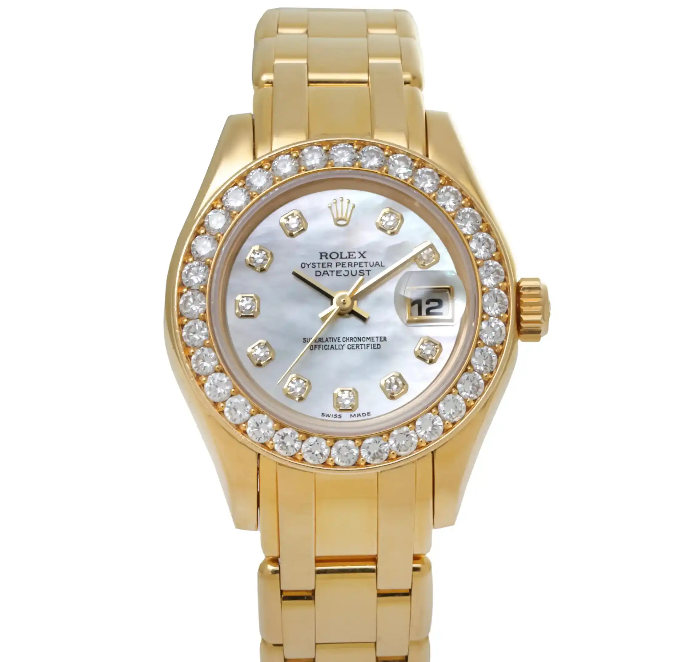 PrestigiousJewellers Mother Of Pearl Rolex Datejust 69298