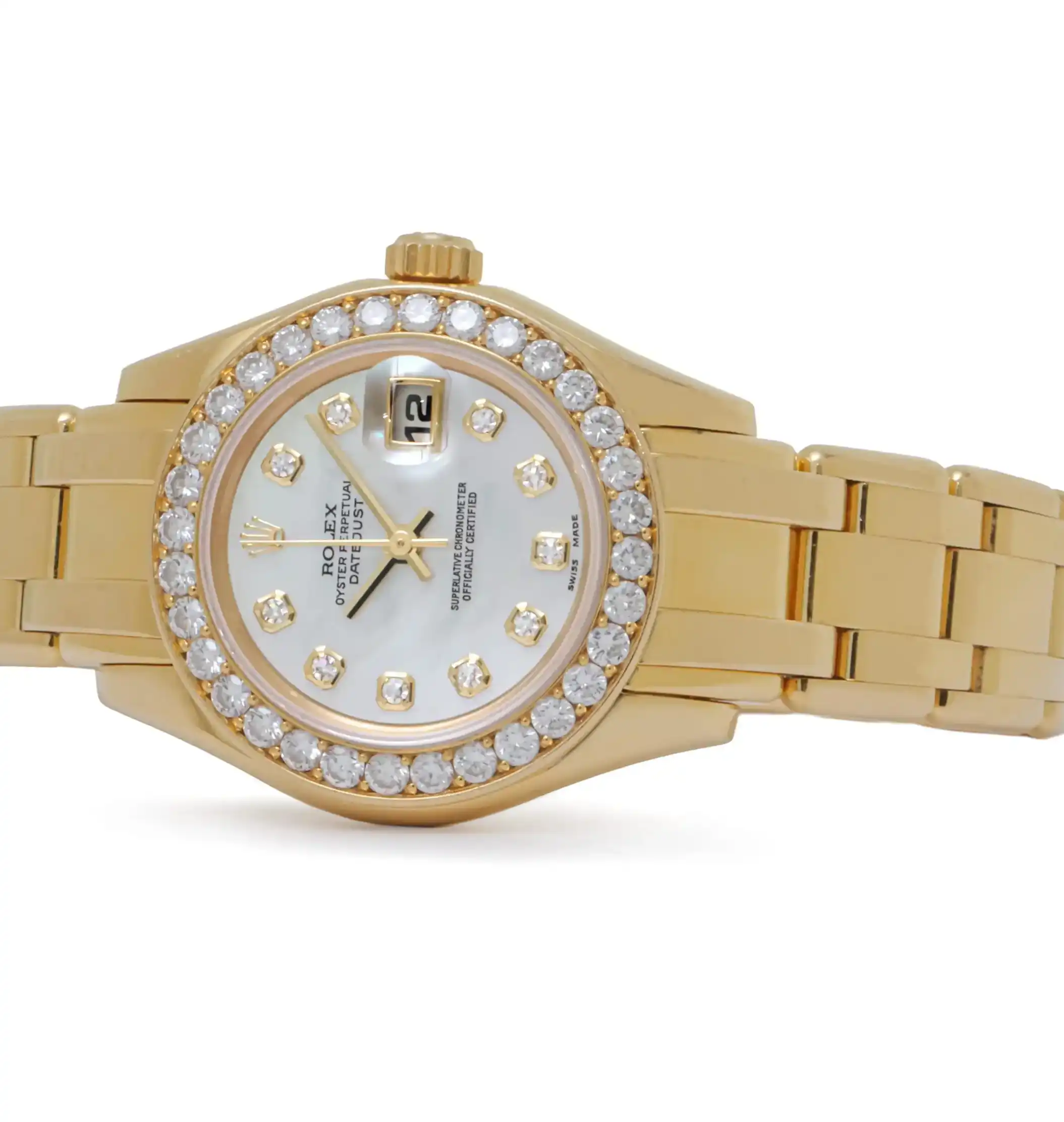 PrestigiousJewellers Mother Of Pearl Rolex Datejust 69298