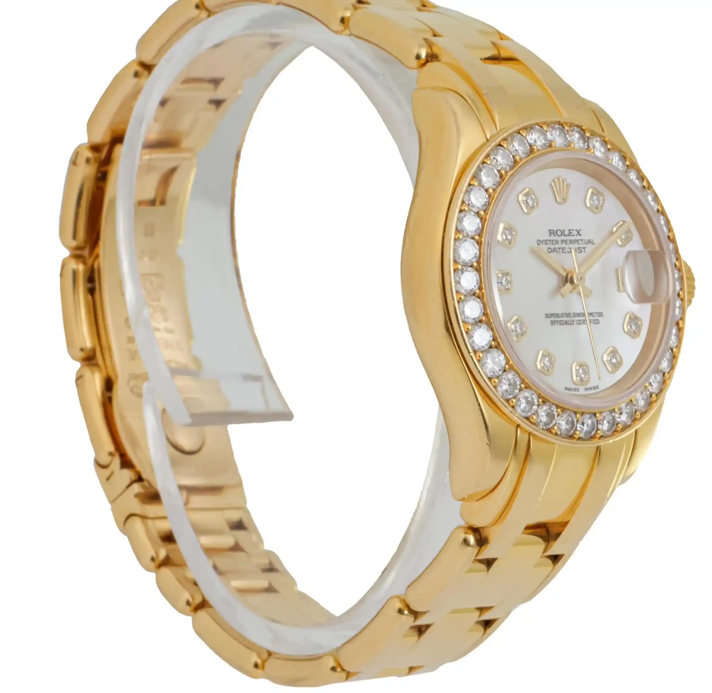 PrestigiousJewellers Mother Of Pearl Rolex Datejust 69298