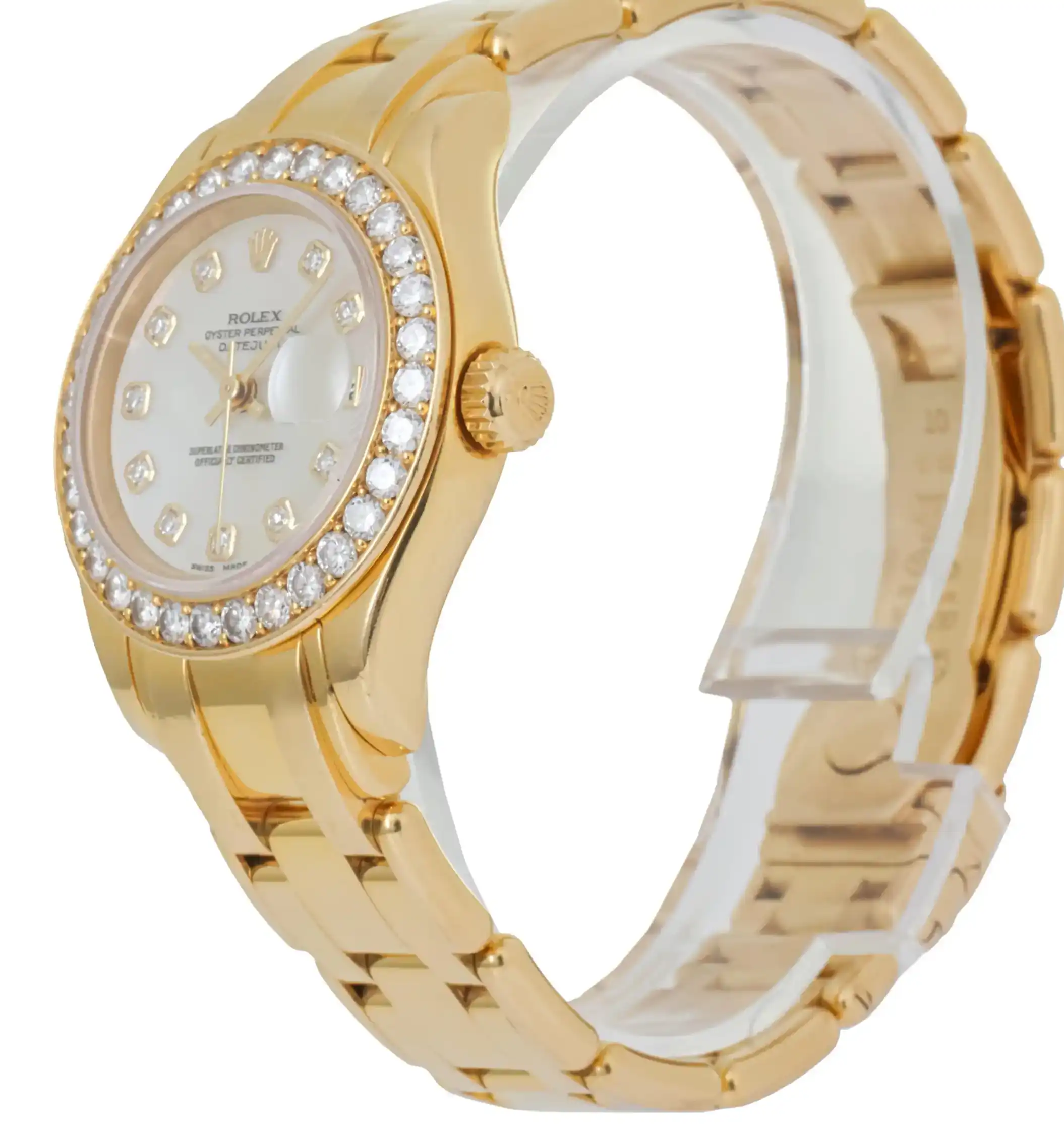 PrestigiousJewellers Mother Of Pearl Rolex Datejust 69298