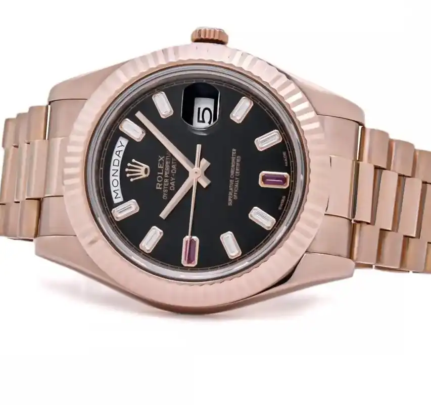 PrestigiousJewelrys Rolex Day-Date 218235 Rose Gold