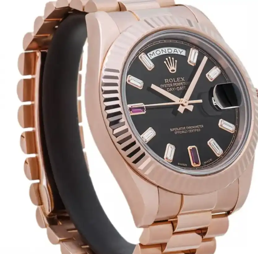 PrestigiousJewelrys Rolex Day-Date 218235 Rose Gold