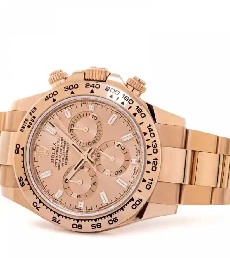 Prestigious Jewellers Rose Gold Rolex Daytona 116505