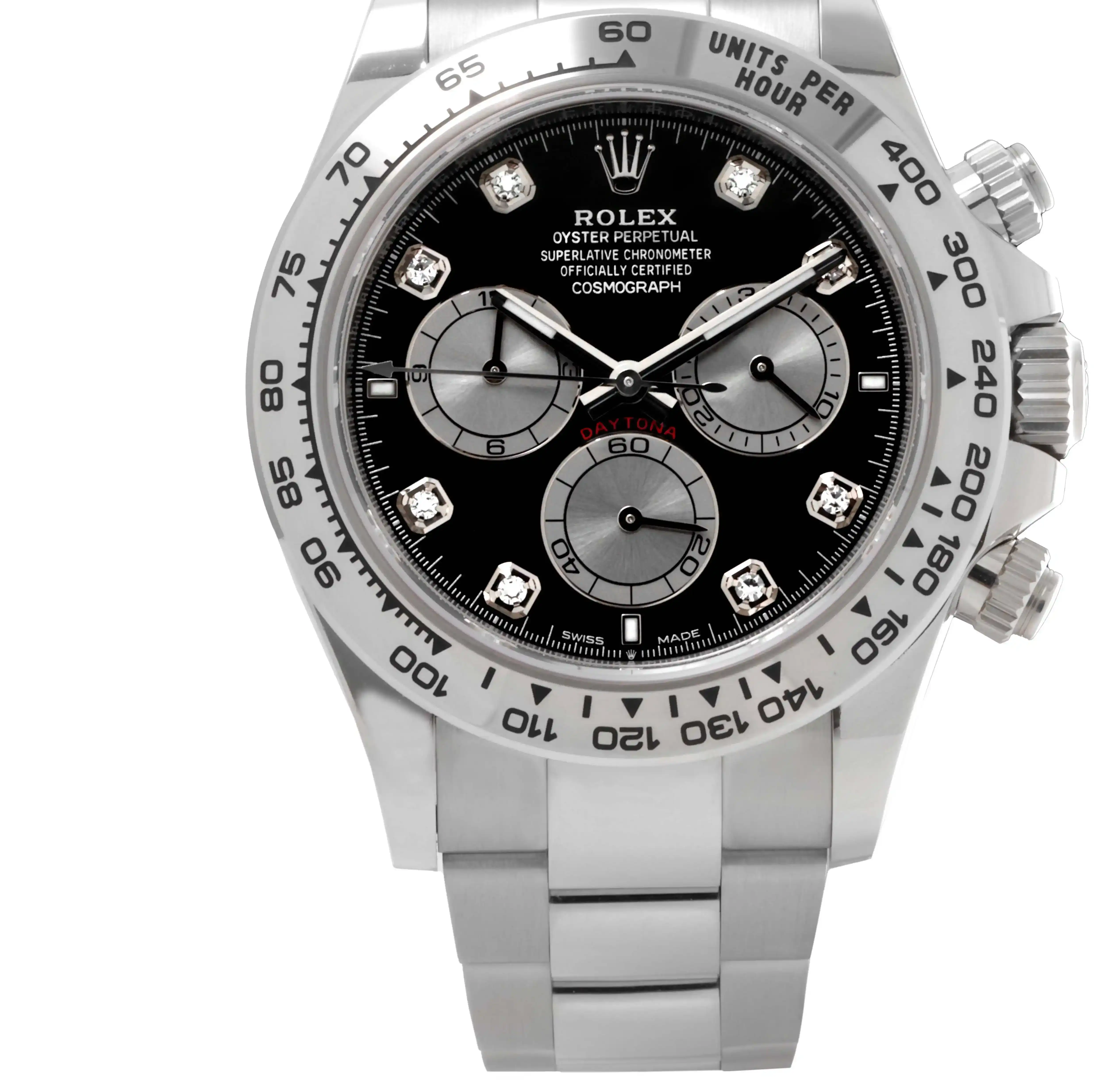 Prestigious Jewelers White Gold Rolex Daytona 126509