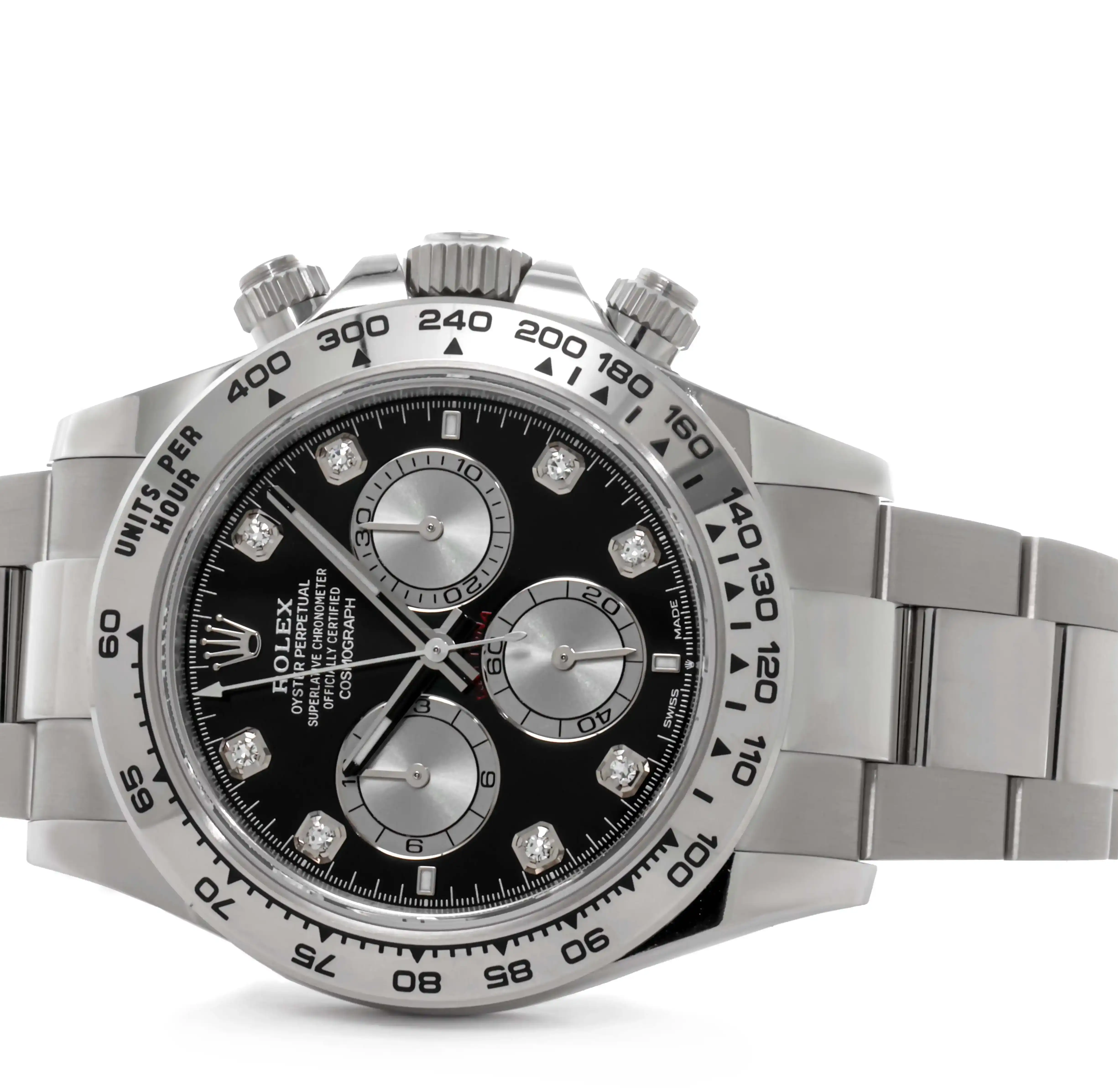 Prestigious Jewelers White Gold Rolex Daytona 126509