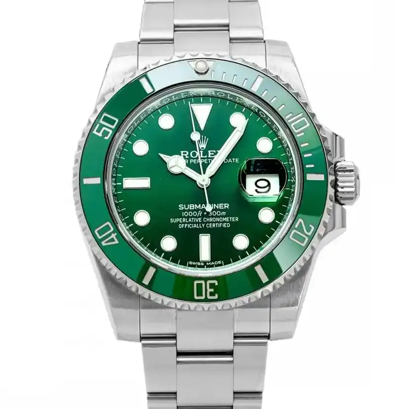 PrestigiousJewelrys Rolex Submariner 116610LV Green