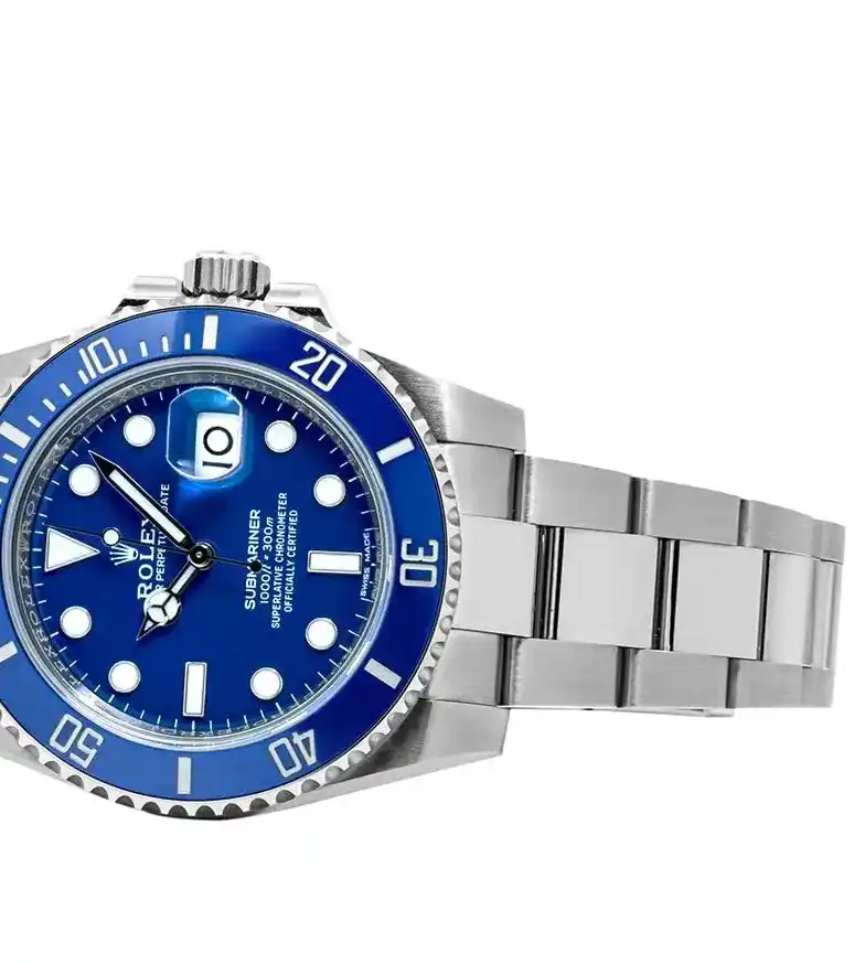 Prestigious Jewelrys Rolex Submariner 116619LB Blue