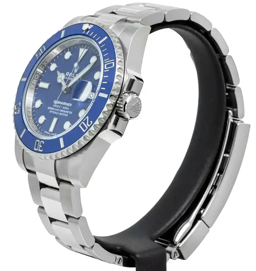 Prestigious Jewelrys Rolex Submariner 116619LB Blue