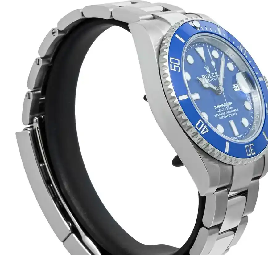 Prestigious Jewelrys Rolex Submariner 116619LB Blue