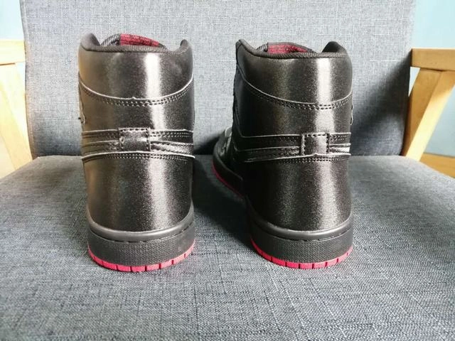 Affordable Air Jordan 1 Black Metal Red-1