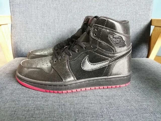Affordable Air Jordan 1 Black Metal Red-1