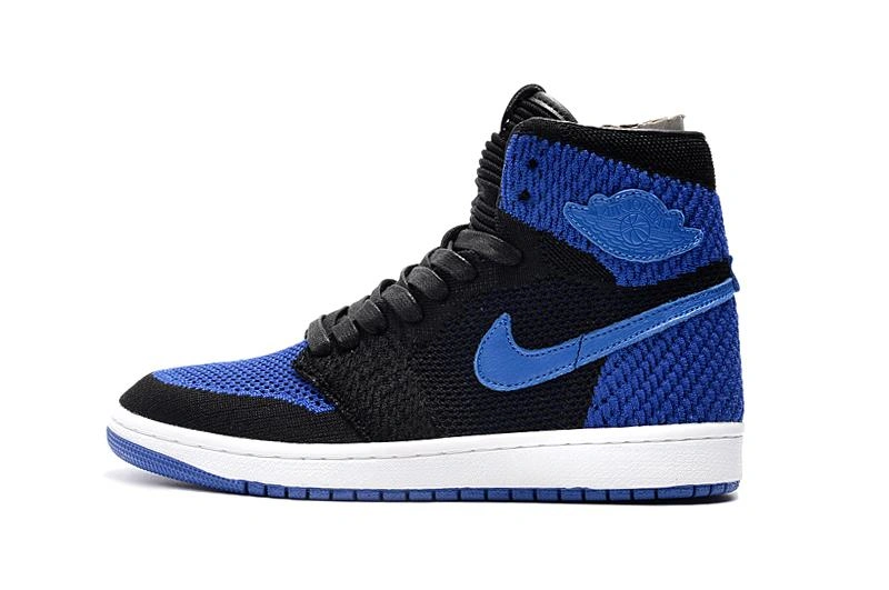 Cheap Air Jordan 1 Blakc Blue-01