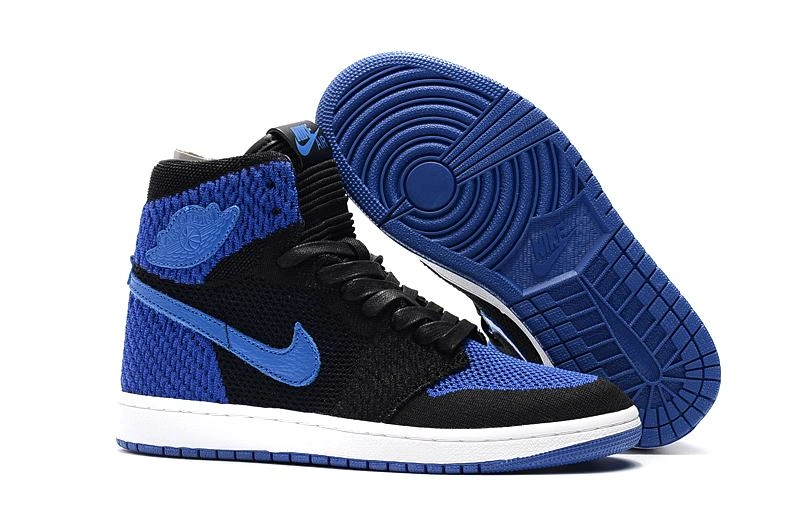 Air Jordan 1 Blakc Blue-01