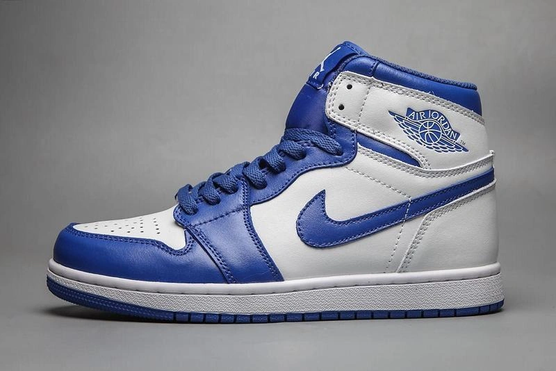 Cheap Air Jordan 1 Blue White-1