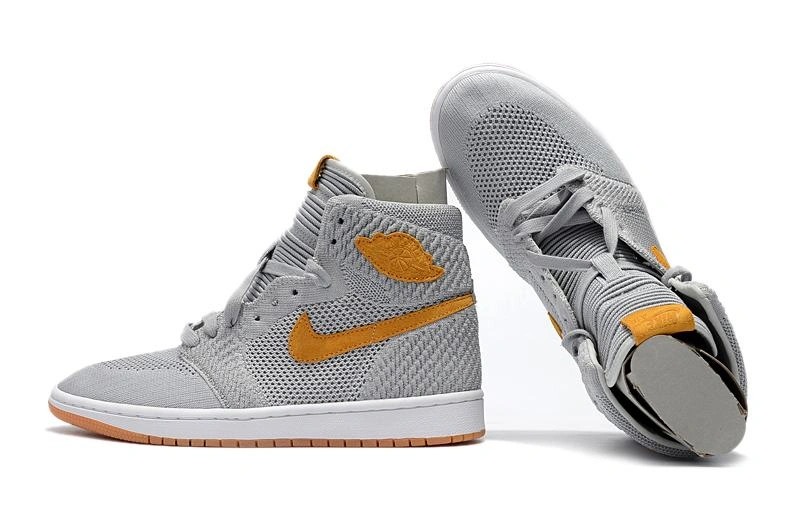 Affordable Air Jordan 1 Flyknit Wolf Grey-1
