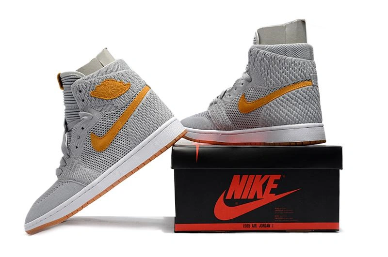 Affordable Air Jordan 1 Flyknit Wolf Grey-1