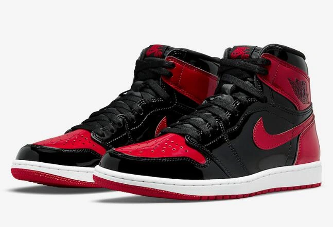 Air Jordan 1 GS High OG Bred Patent