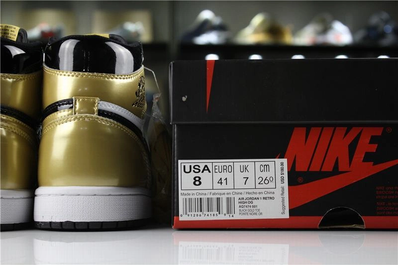 Affordable Air Jordan 1 Gold Toe-01