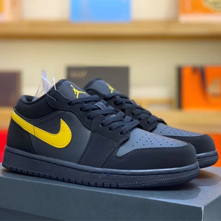 Air Jordan 1 Low Black University Gold