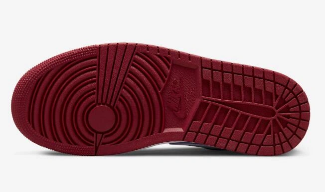 Air Jordan 1 Low Burgundy Blue