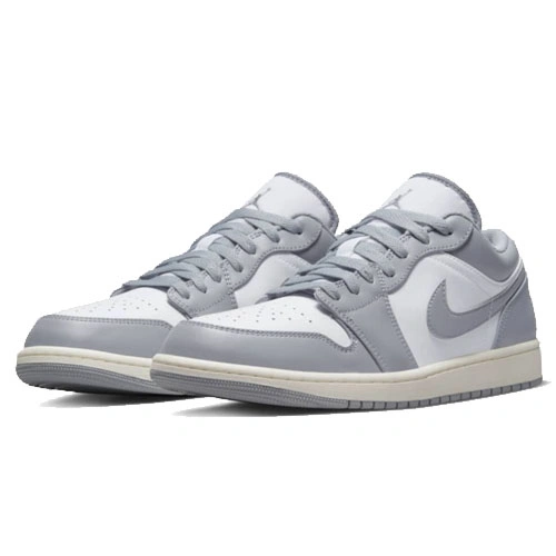 Air Jordan 1 Low Stealth and White