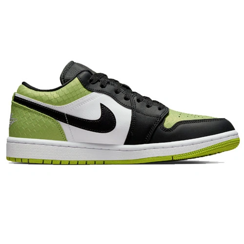 Air Jordan 1 Low Vivid Green Snakeskin