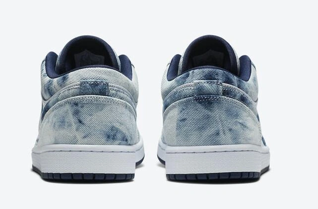 Cheap Air Jordan 1 Low Washed Denim-1
