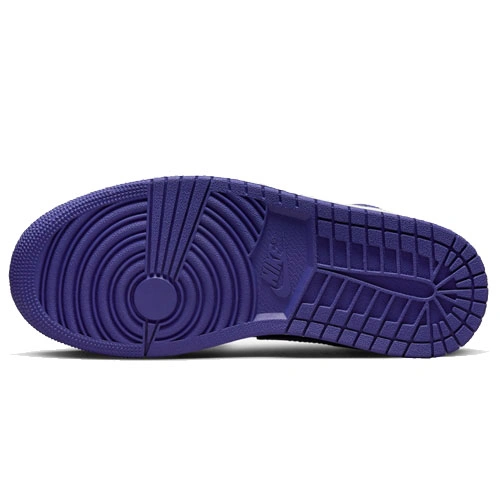 Cheap Air Jordan 1 Mid Black Purple