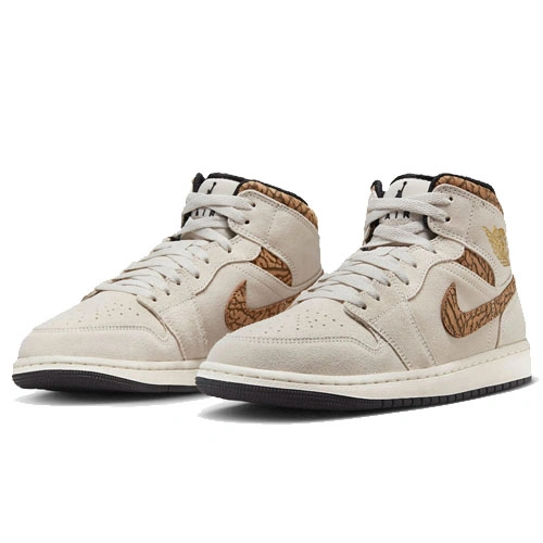 Air Jordan 1 Mid Brown Elephant