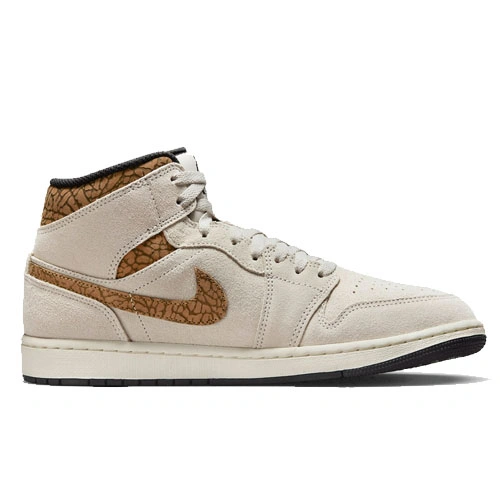 Air Jordan 1 Mid Brown Elephant