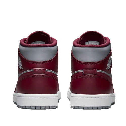 Air Jordan 1 Mid Burgundy Grey